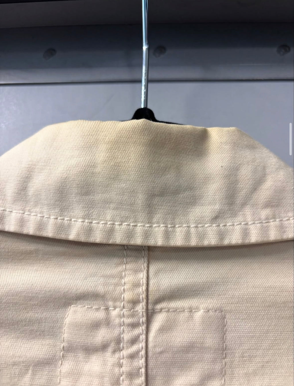 GAP Cream Short Sleeve Utility Jacket