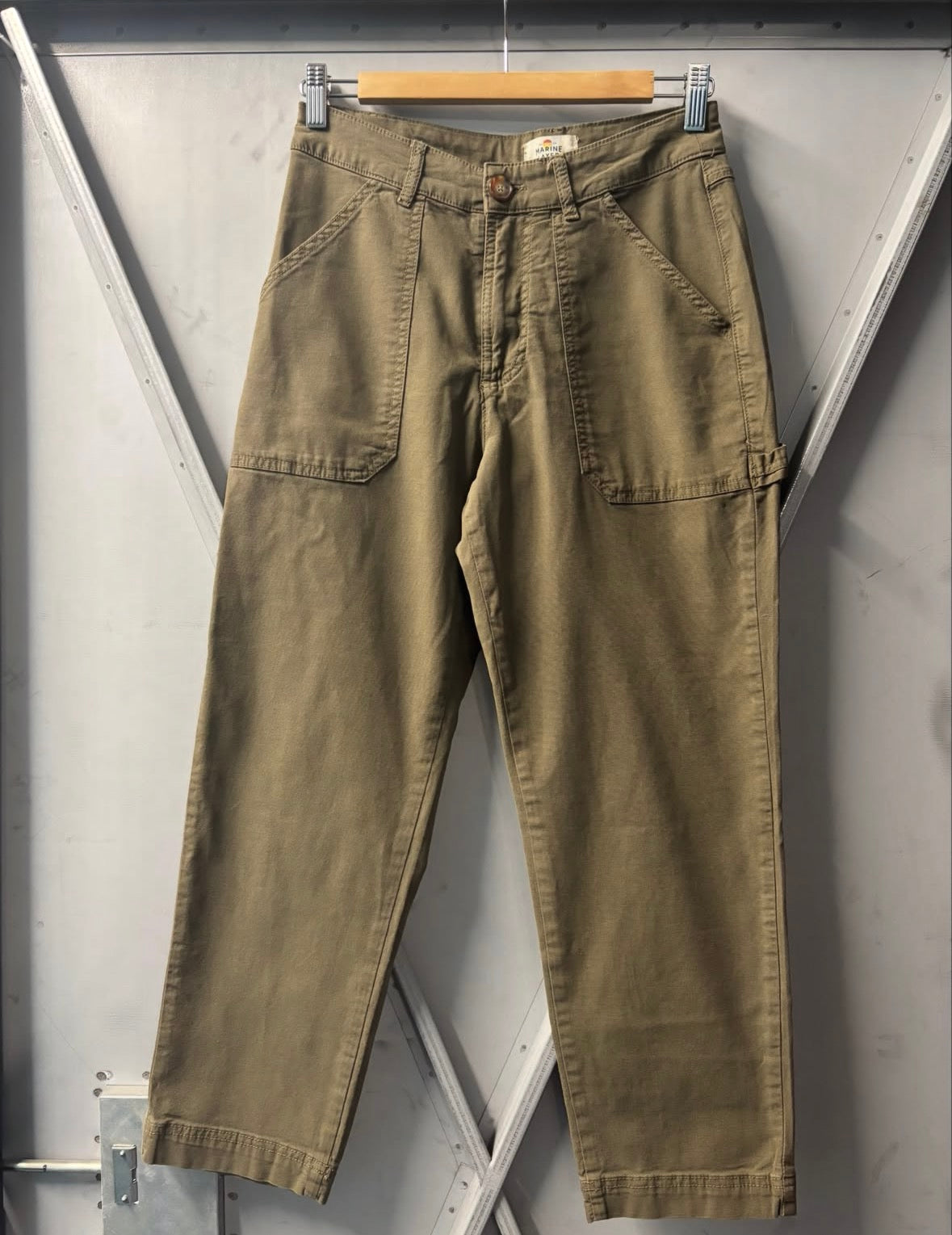 Marine Layer Olive Utility Carpenter Pants